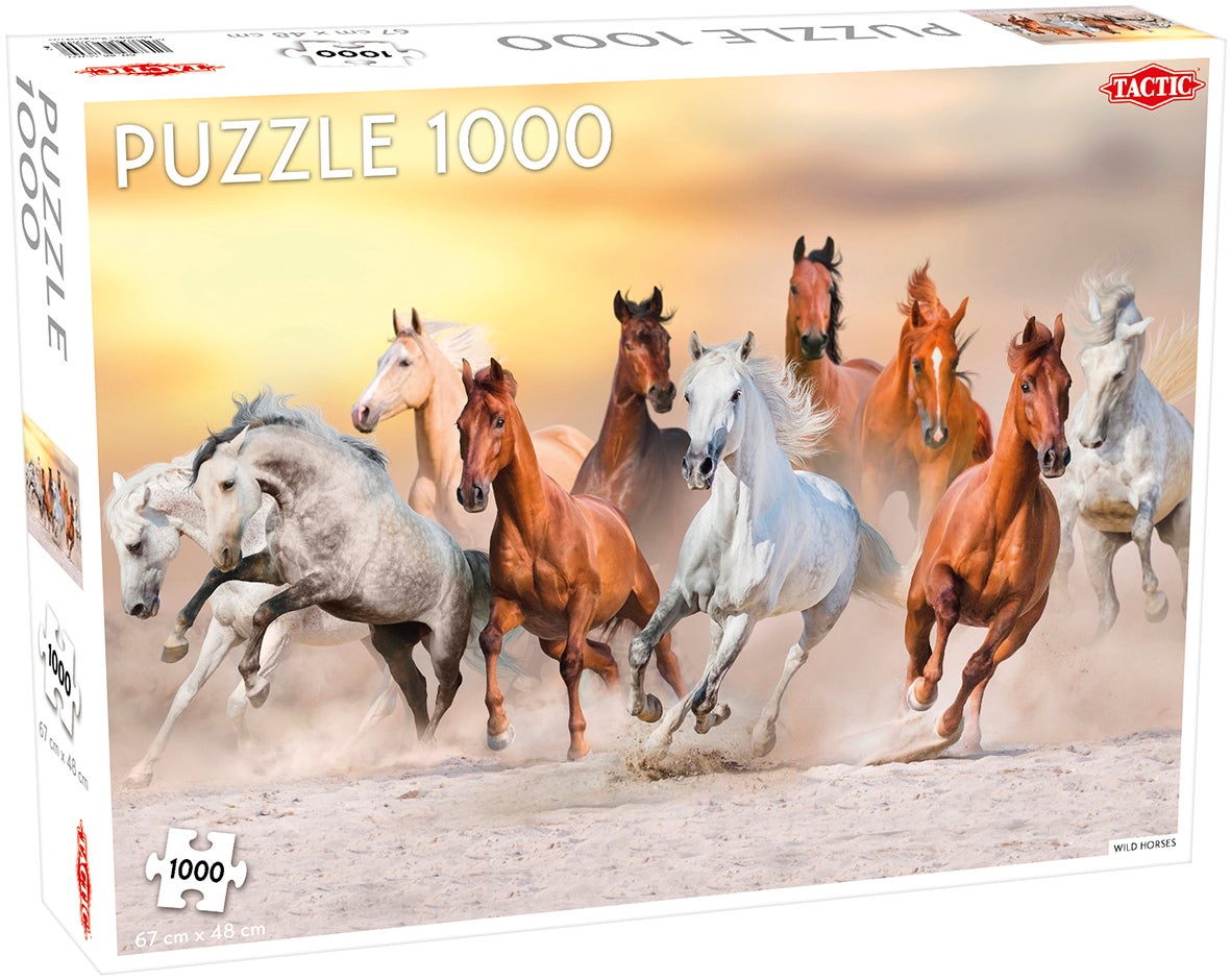 Puslespill 1000 Wild Horses Tactic