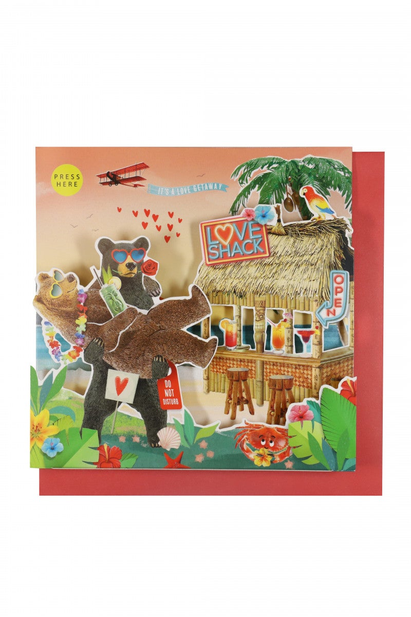 Lydkort Valentine Love Shack Bears
