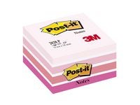 Post-It Kube 2028P Akvarell Rosa 450 Ark