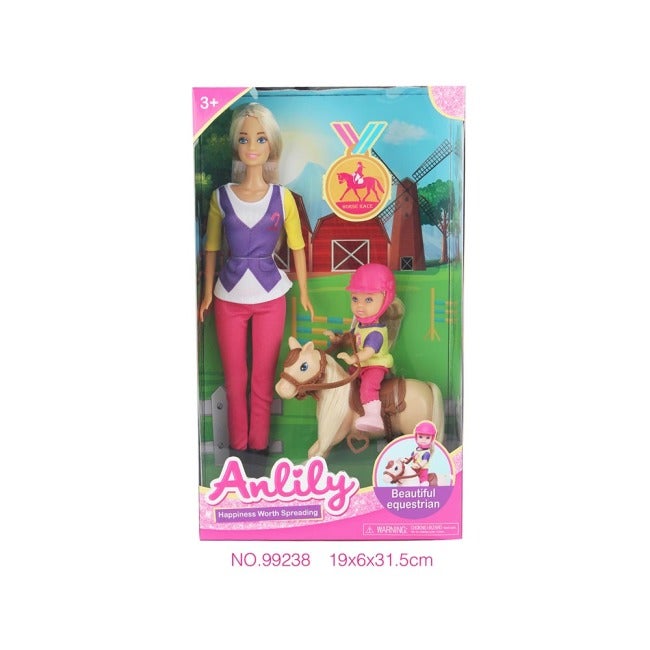 Anlily Dukke Med Kiki & Pony