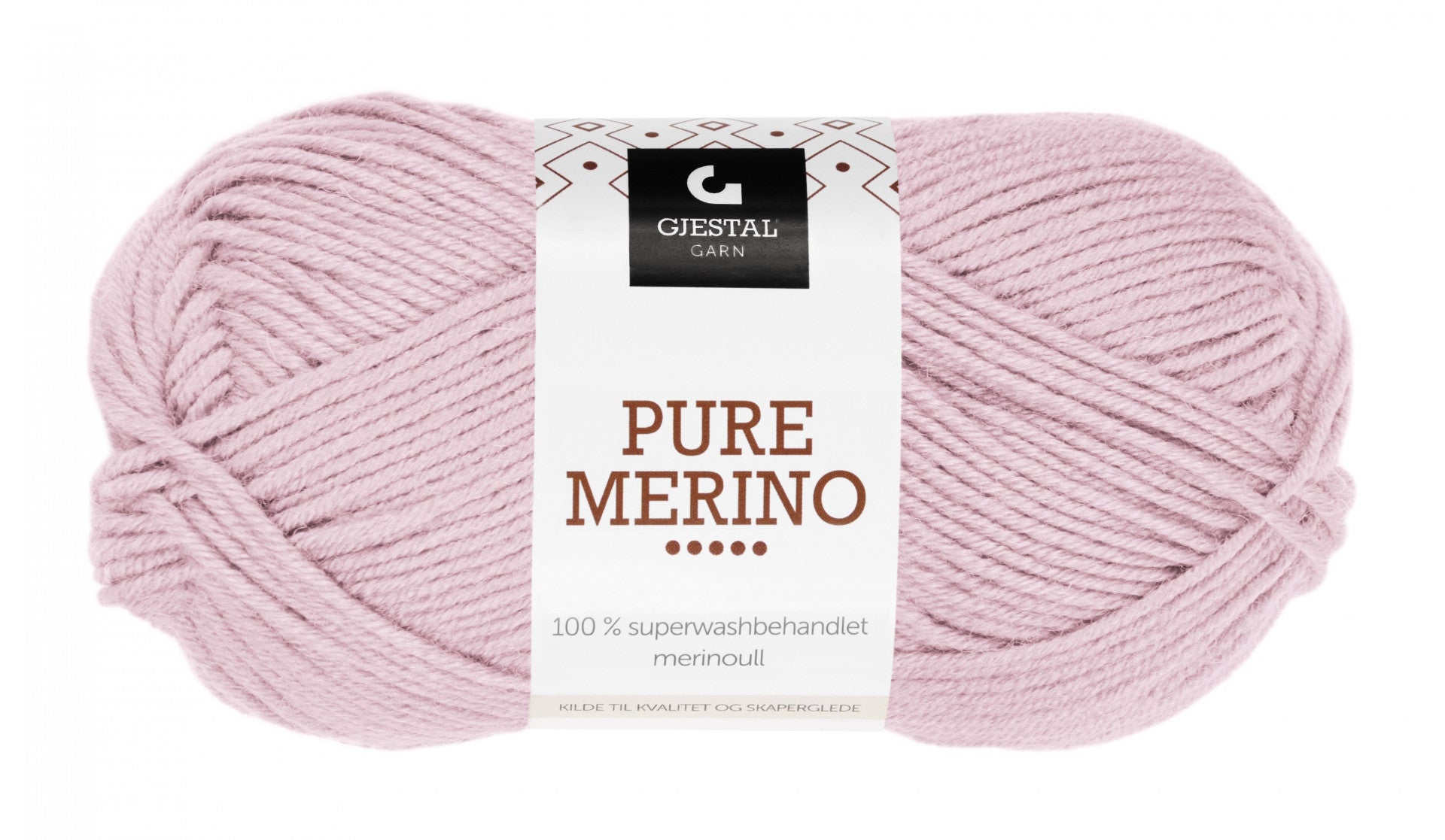 Garn Gjestal Pure Merino 50g Rosa