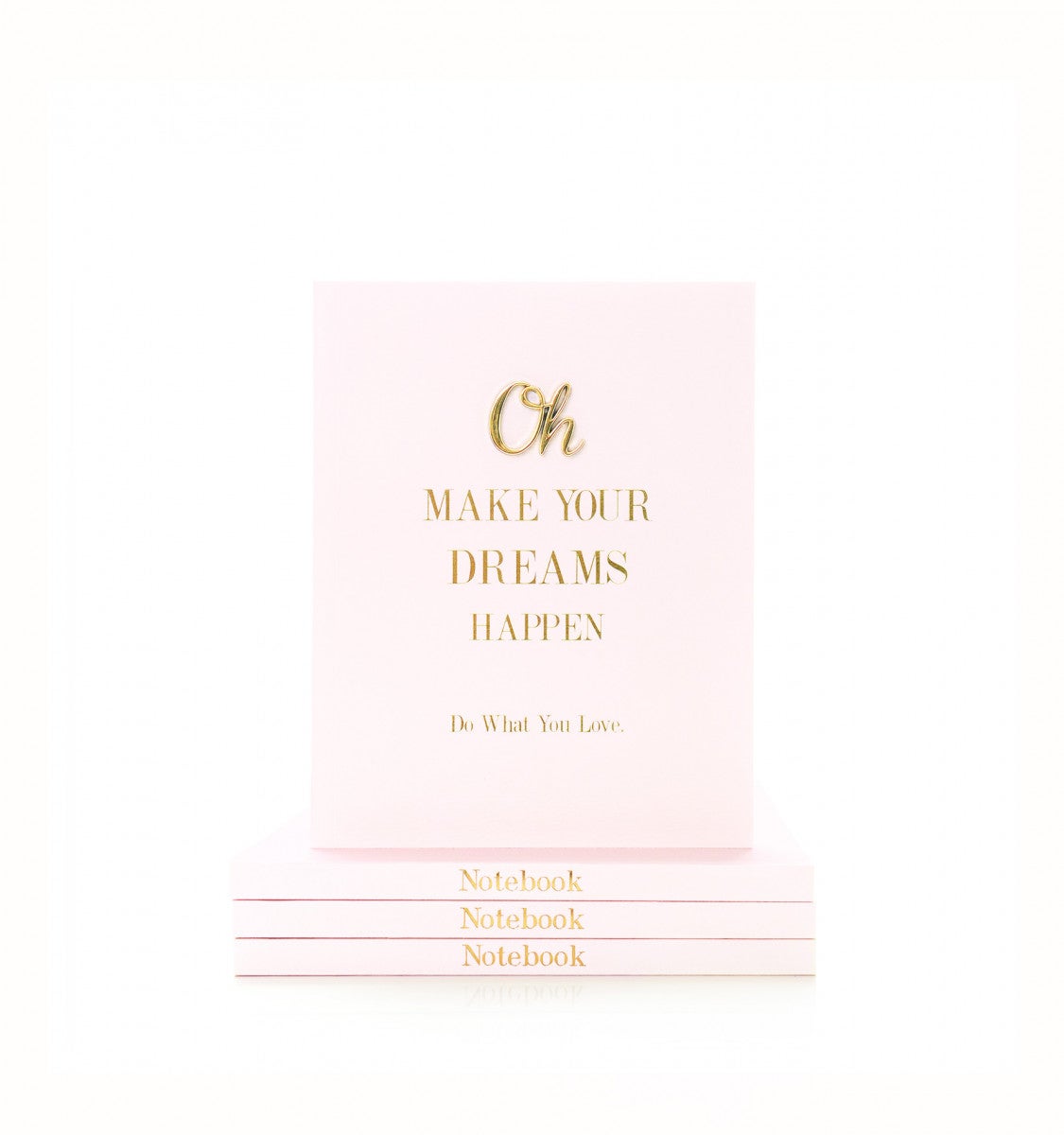Notatbok Oh Make A6 Lysrosa/Gull