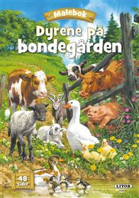 Malebok Dyrene På Bondegården 48 Sider