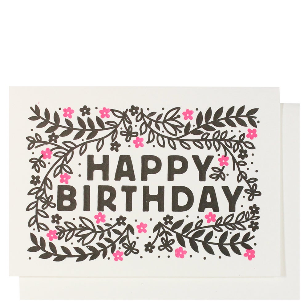 Systemkort PC Happy Birthday Flowers