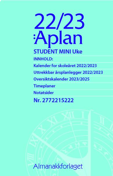 Aplan Student 22/23 Mini Uke årssett