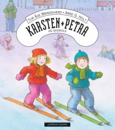 Karsten og Petra på skiskole