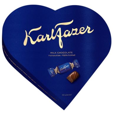 Melkesjokolade Karl Fazer Heart box 225g