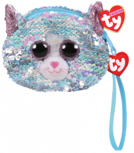 Lommebok Ty Whimsy BlÃ¥ Glitter Katt