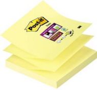 Post-It Z-Notes Superst Gul 76X76Mm