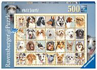 Puslespill 500 Hundeportrett Ravensburger