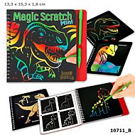 Aktivitetsbok Mini Magic Scratch Dino World