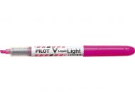 Tekstmarker Pilot V Liquid Light rosa