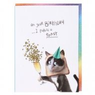 Systemkort PC On Your Birthday Toast Cat
