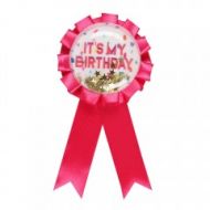 Birthyay Its My Birthday Pink Rosette