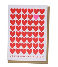Kort Valentine Youre One In A Million
