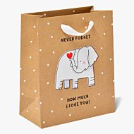 Gavepose Elephant Love You Kraft M