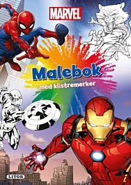Malebok Marvel Superhelter Med Klistremerker