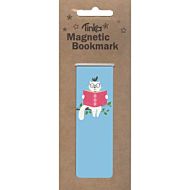 Magnetisk Bokmerke Katt m/bok