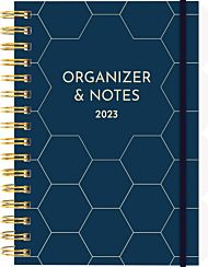 Kalender 2023 Organizer & Notes A5 BlÃ¥