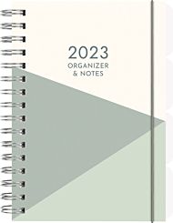 Kalender 2023 Organizer & Notes A5 GrÃ¸nn