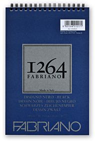 Fabriano 1264 Black Spiral A5