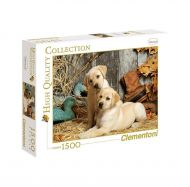 Puslespill 1500 Hunting Dogs Clementoni