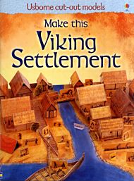 Make this viking settlement (cut-out models)