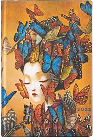 Kalender Paperblanks 12M 2022 Mini Madame Butterfl