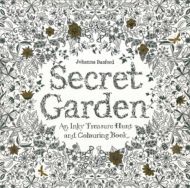 Secret garden. An inky treasure hunt and colouring book