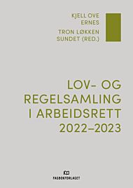 Lov- og regelsamling i arbeidsrett 2022-2023