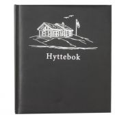 Hyttebok SjÃ¸ 21x24cm Sort