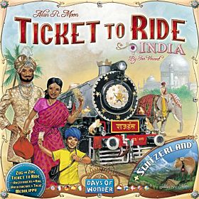 Spill Ticket To Ride Map Coll 2 India