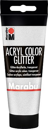 Acrylmaling Marabu 100ml 582 Glitt SÃ¸lv