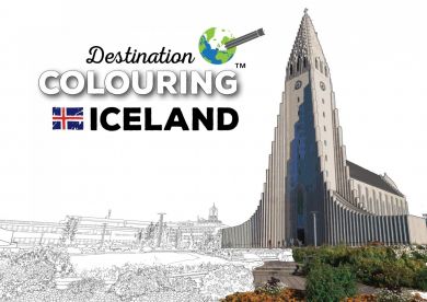 Destination colouring Iceland