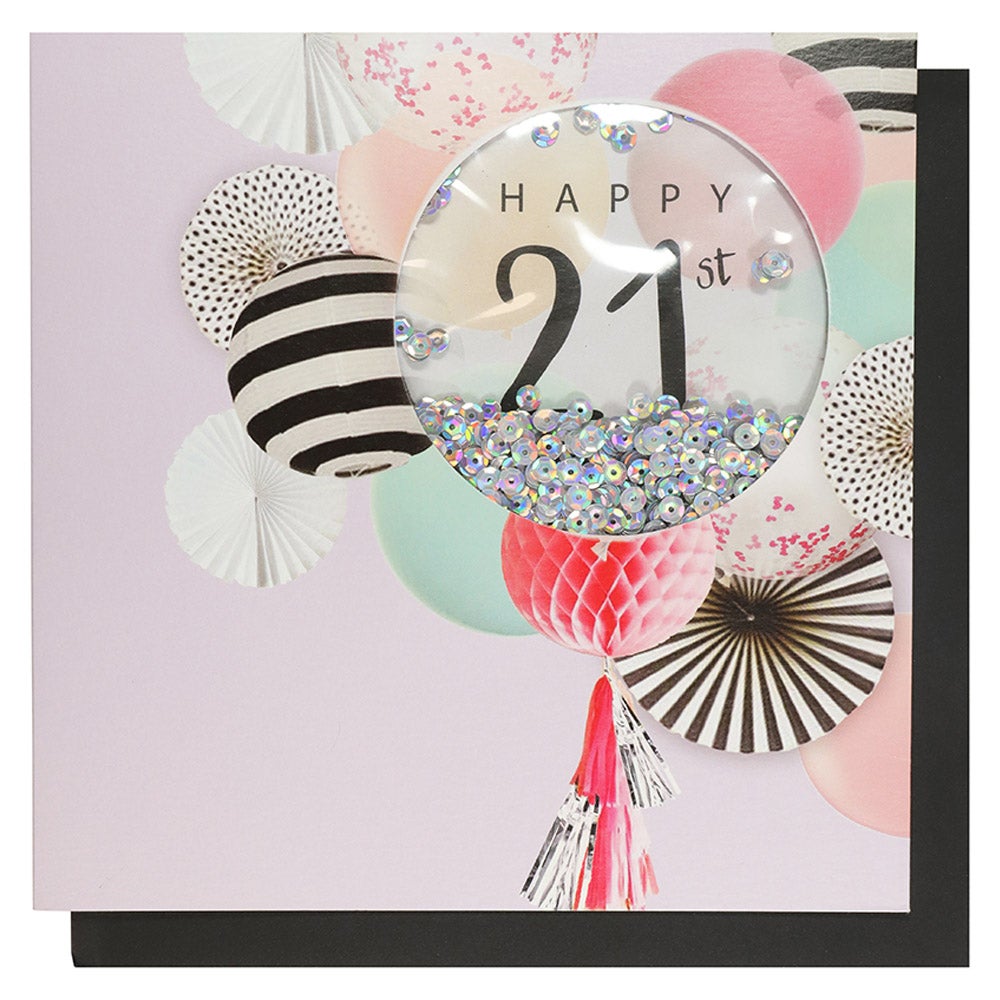 Systemkort PC 21St Birthday Balloon Sequins