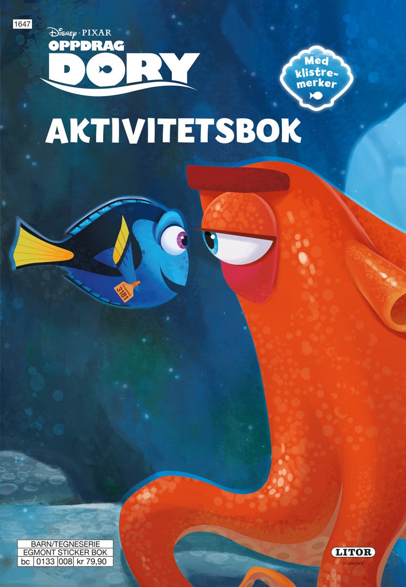 Aktivitetsbok WD Oppdrag Dory med klistremerker