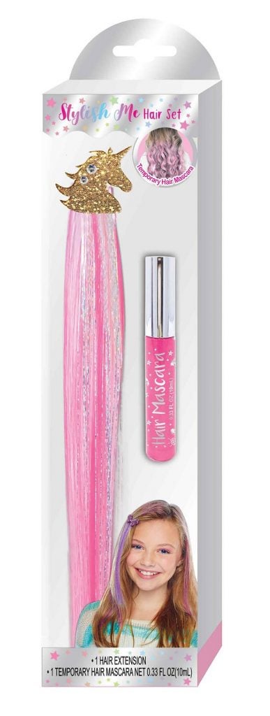 Hot Focus Hår Extension M/Mascara (Unicorn)