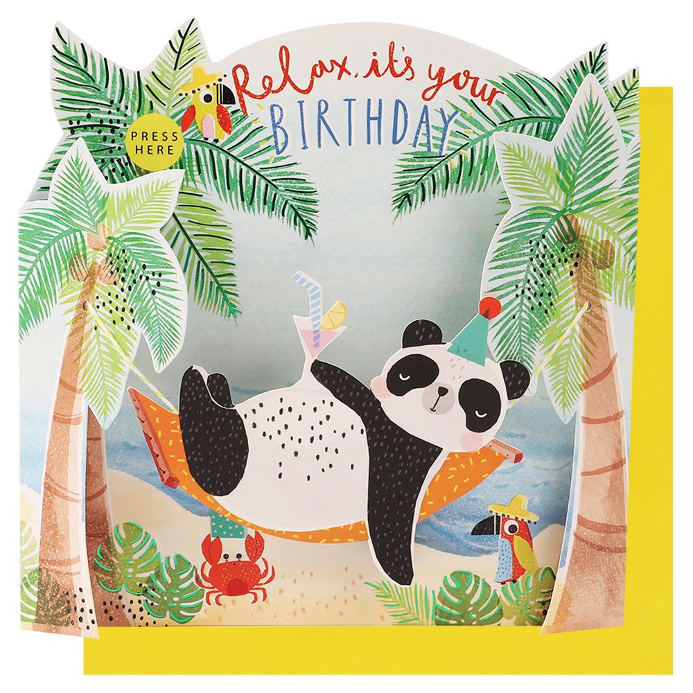 Lydkort PC Relax Its Your Birthday Panda