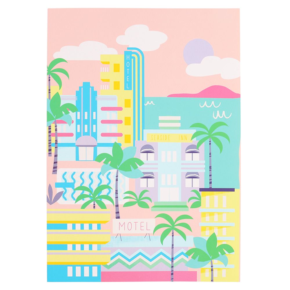Notatbok A4 Soft Touch Miami
