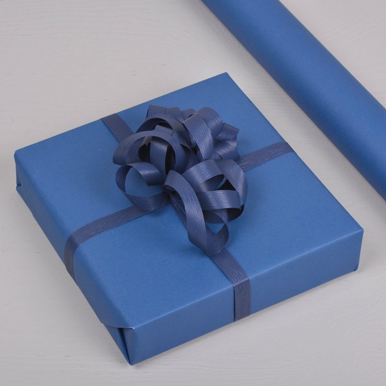 Gavepapir 5m x 57cm Blå