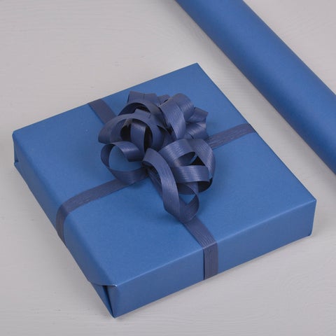 Gavepapir 5m x 57cm Blå