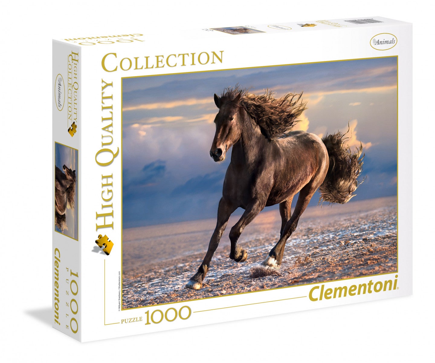 Bilde av Puslespill 1000 Free Horse Clementoni