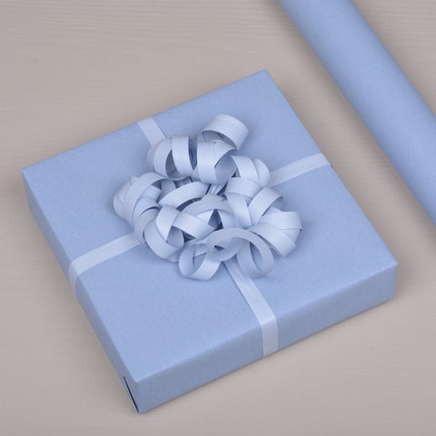 Gavepapir 5m x 57cm Himmelblå