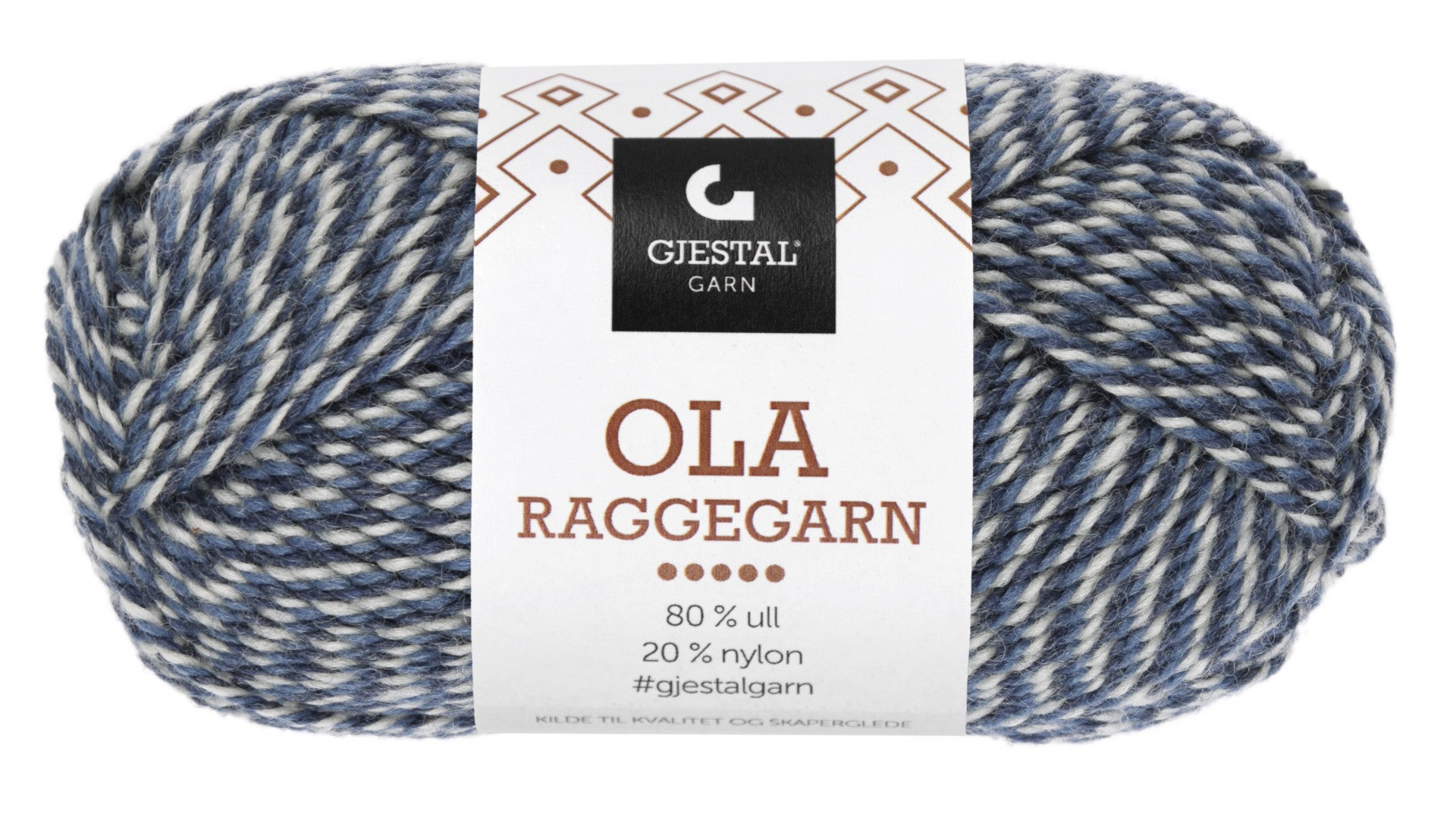 Garn Gjestal Ola Raggegarn 50g Mørk denim/denim/na