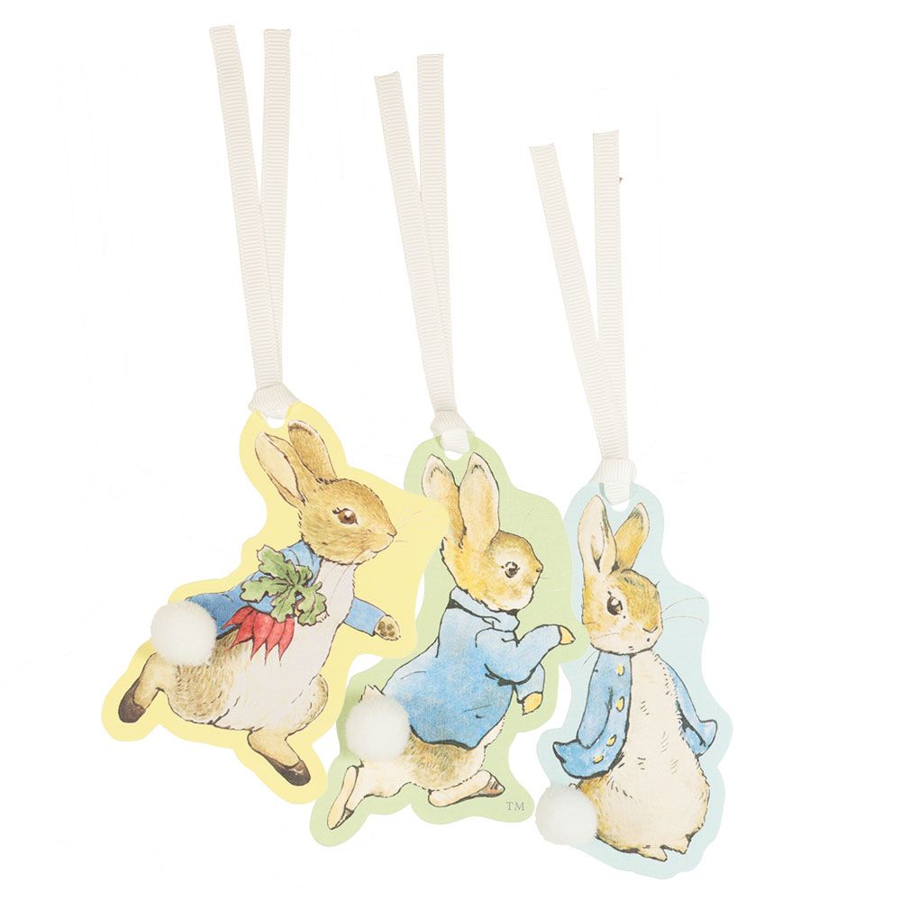 Merkelapper Peter Rabbit Pom Pom X3