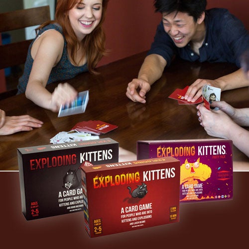 Exploding kittens spill