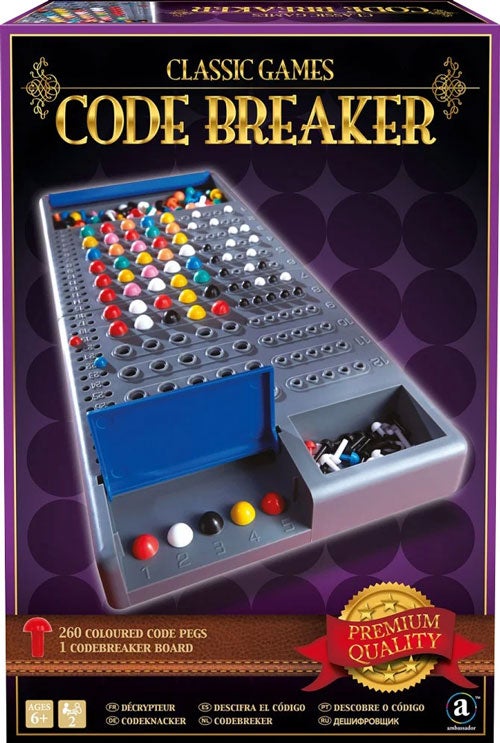 Spill Classic Games Coll Code Breaker. en annen utgave av det velkjente spillet Mastermind.