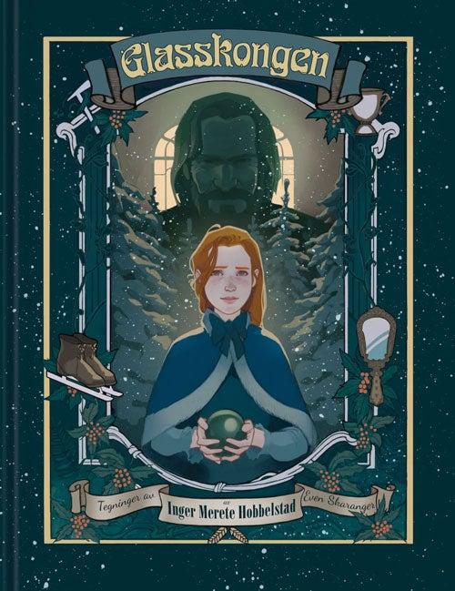 Glasskongen av Inger Merete Hobbelstad.  Julekalender bok. 