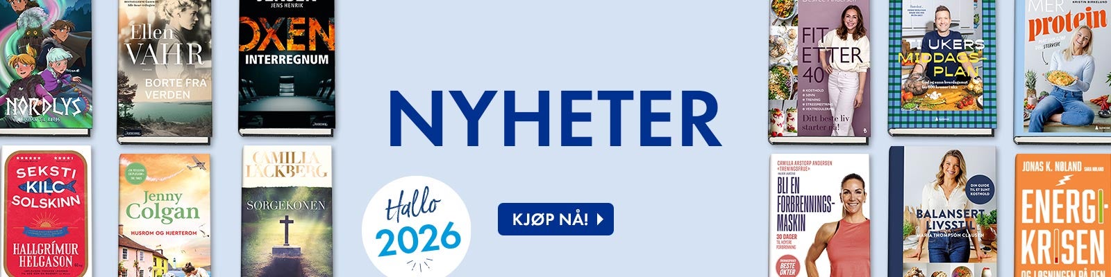 Årets nye bøker. Nyheter og bestselgere.