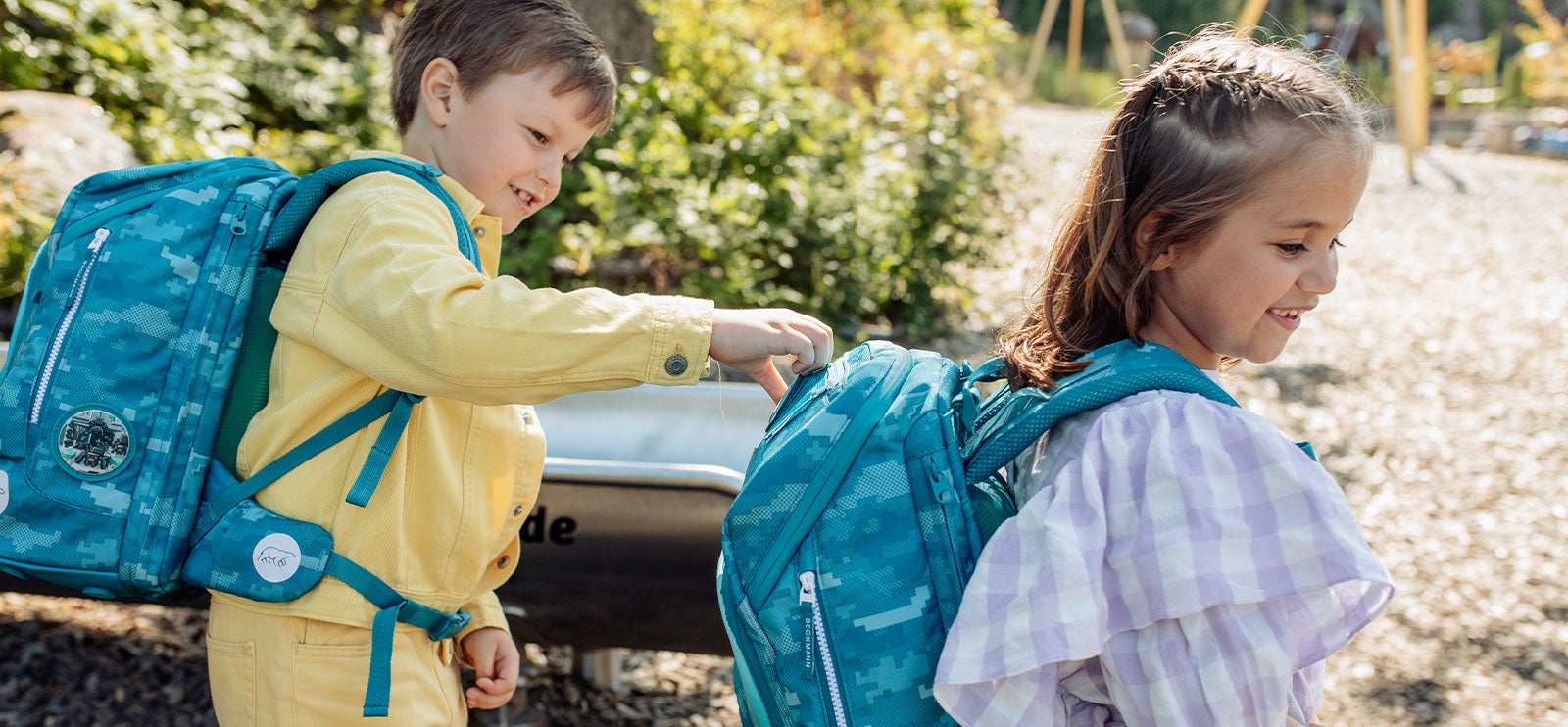 Beckmann Air FLX kommer i ulike motiver med kule buttons. Jungle Game er et populært valg.